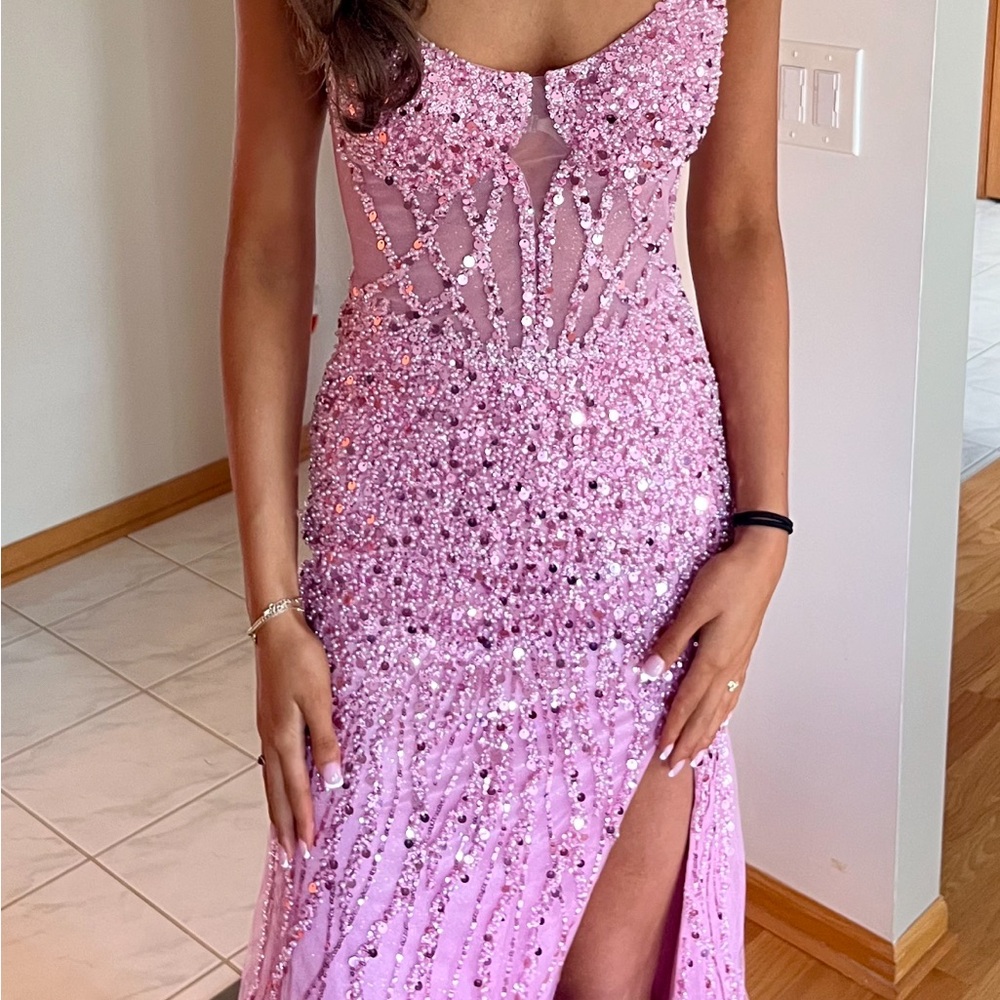 PROM!!!!!! Gorgeous formal pink dress! Size Small.